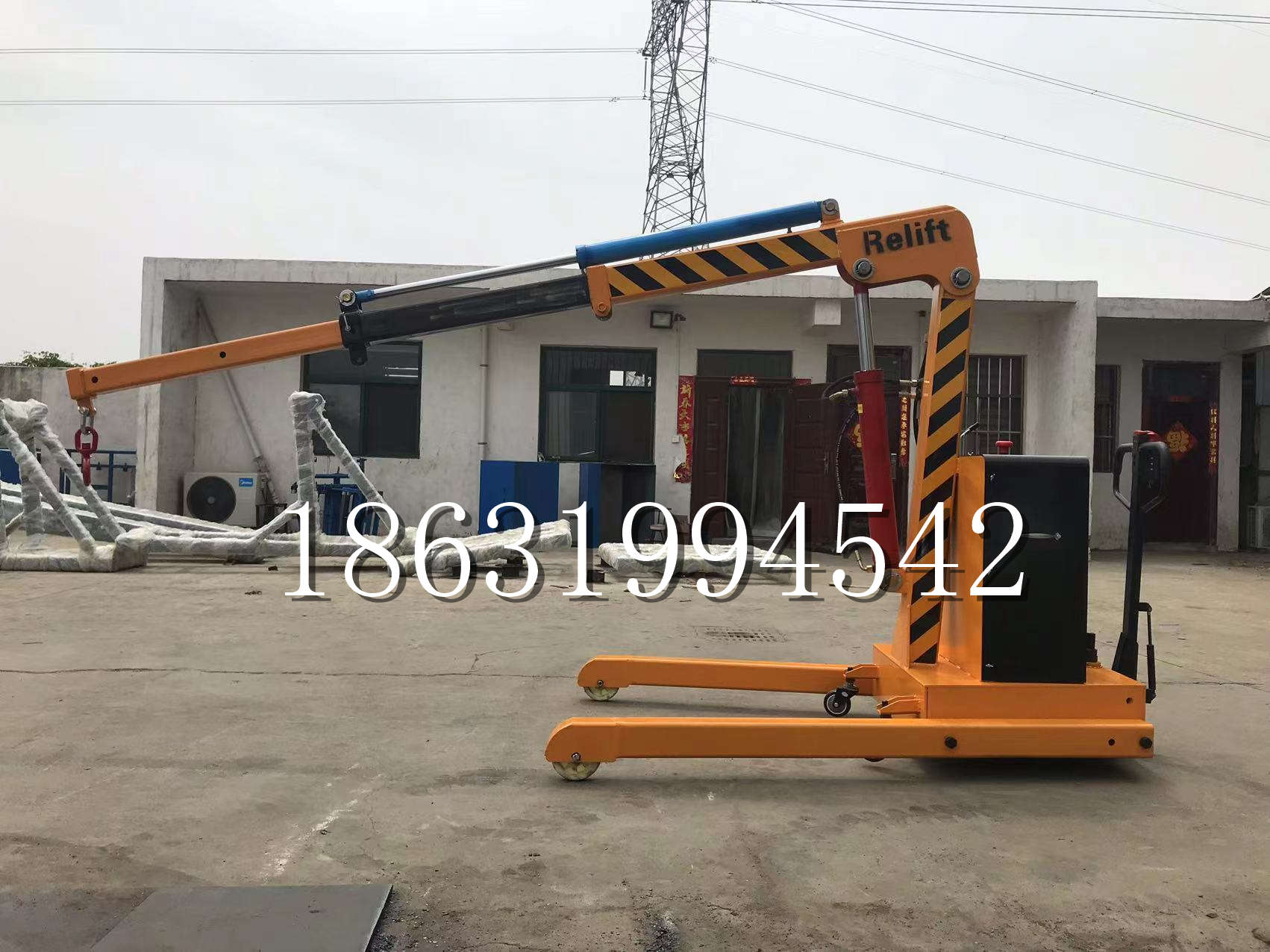 仁德区久征定做3吨三轮随车吊 农用园林绿化移树吊 平板工程用小吊机